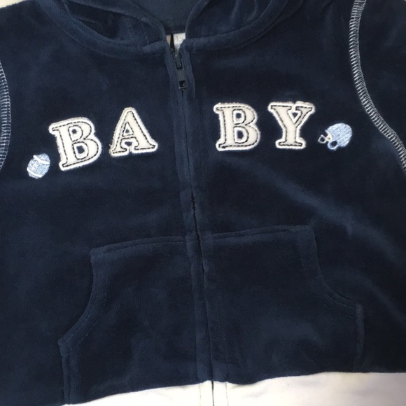 Vintage Football Velour Set -  Hoodie & pant - Picture 2 of 10